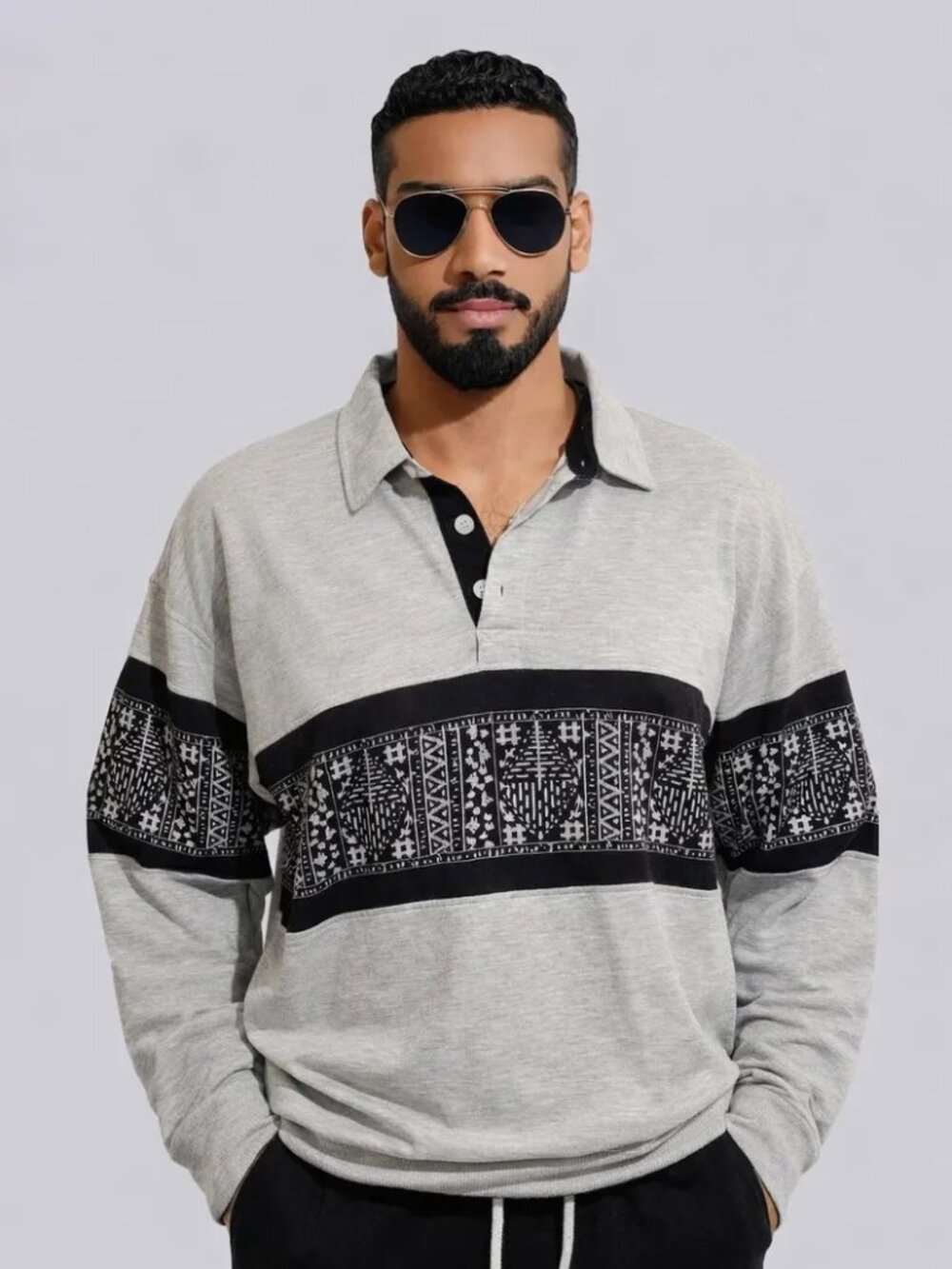 Vintage 90s Quarter Zip Pullover | Retro 90s Sweater | Fits Sizes LARGE/X-LARGE - Picture 1 of 3